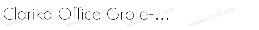 Clarika Office Grote字体转换 Clarika Office Grote字体转换